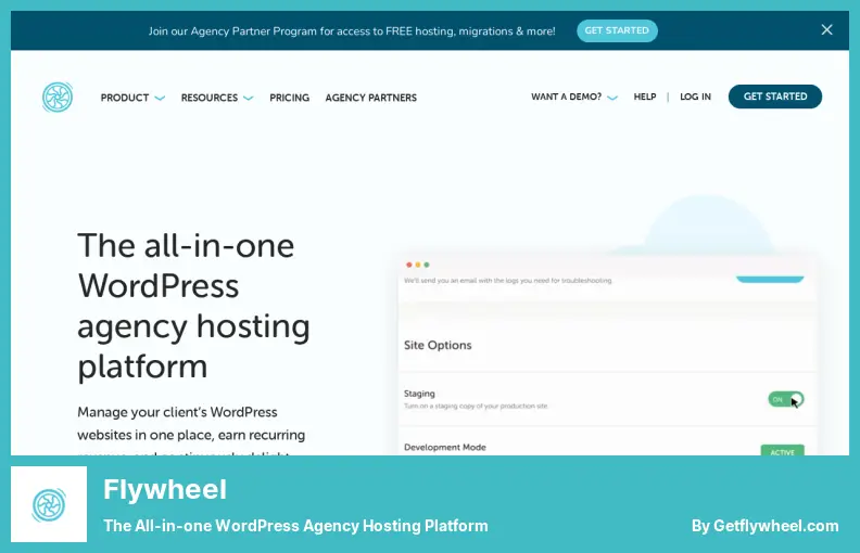 Flywheel - The All-in-one WordPress Agency Hosting Platform