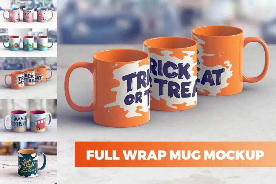 Full Wrap Mug MockUp - 