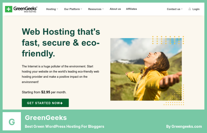 GreenGeeks - Best Green WordPress Hosting for Bloggers