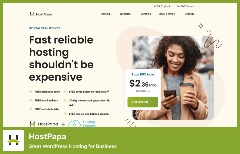 HostPapa - Ranks Among The Best Windows VPS Hosting Companies