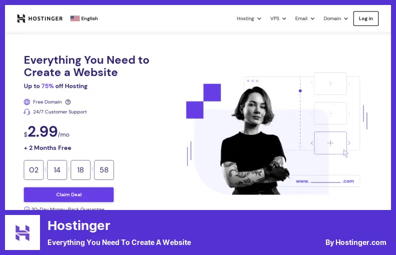 Hostinger - Everything You Need to Create a Website