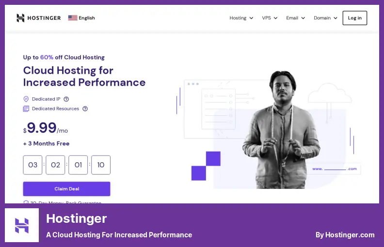 Hostinger - a Cloud Hosting for Increased Performance