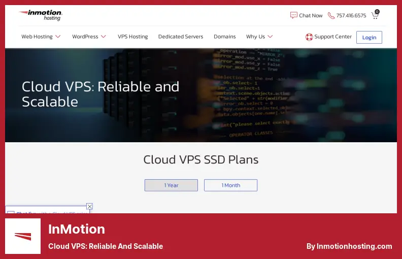 InMotion - Cloud VPS: Reliable and Scalable