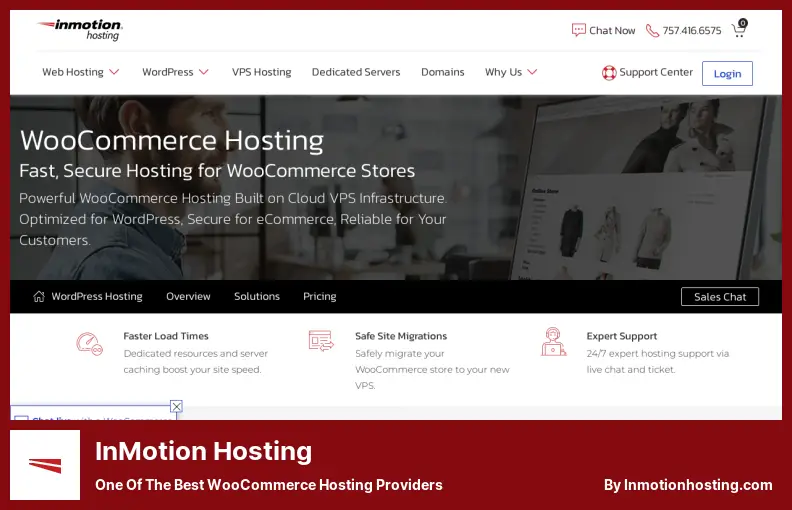 InMotion Hosting - One of The Best WooCommerce Hosting Providers