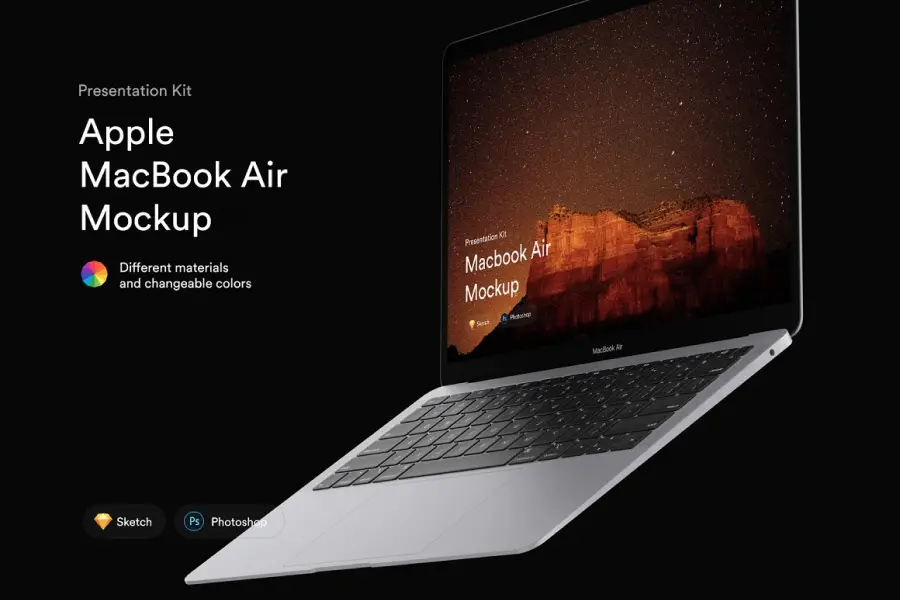 MacBook Air Mockups (2018) | PK - 