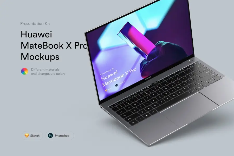 MateBook X Pro Mockups - 