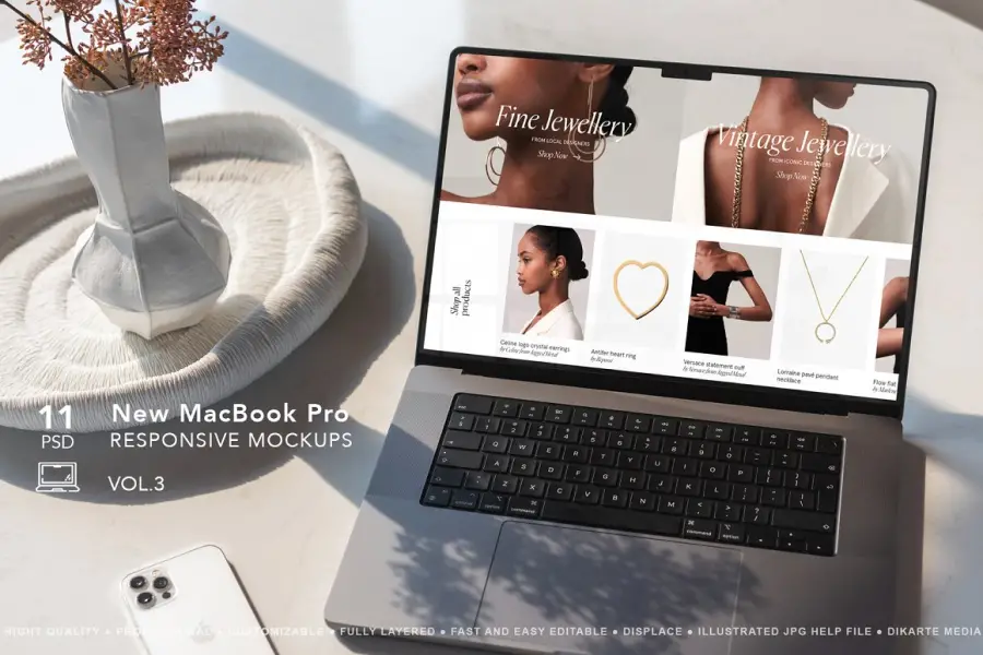 New MacBook Pro Responsive MockUps - 