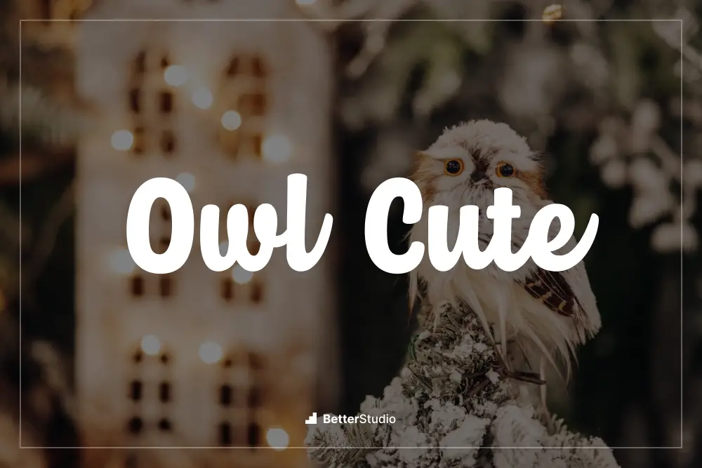 Owl Cute - 