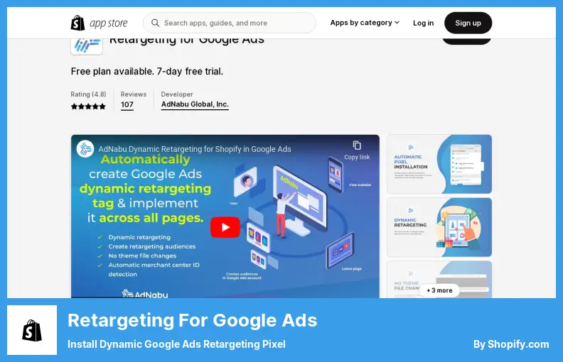 Retargeting for Google Ads - Install Dynamic Google Ads Retargeting Pixel