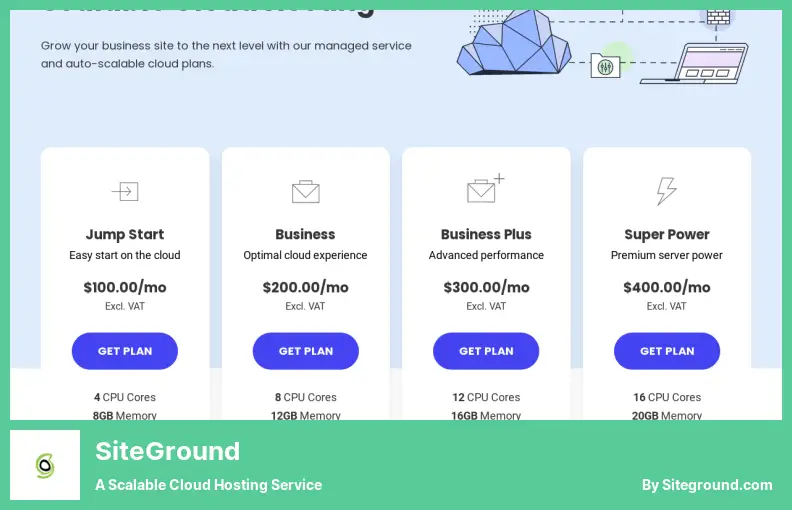 SiteGround - a Scalable Cloud Hosting Service