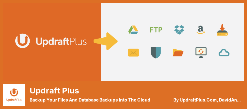 Updraft Plus Plugin - Backup Your Files and Database Backups Into The Cloud