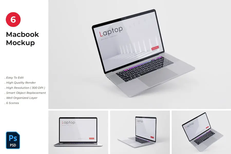 MacBook Mockups - 
