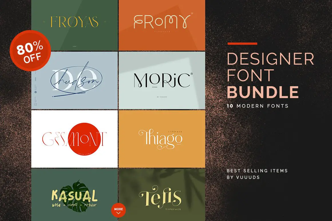 Designer Font Bundle - 