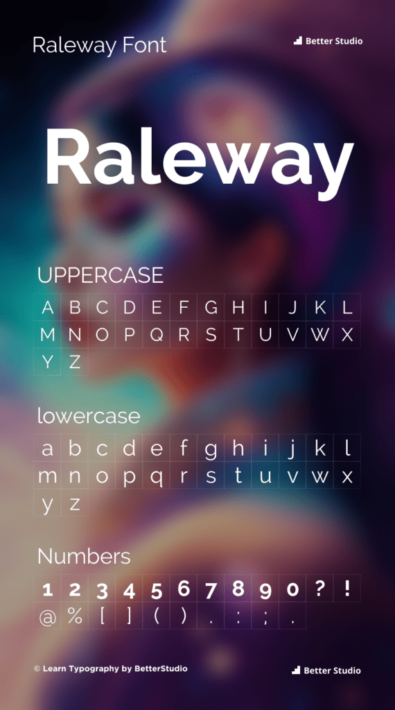 Raleway Font: Download FREE Font NOW 2 raleway font preview betterstudio.com
