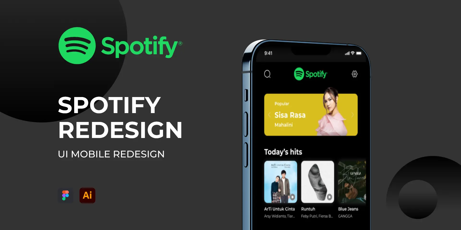 Spotify Redesign | UI Mobile Redesign - 