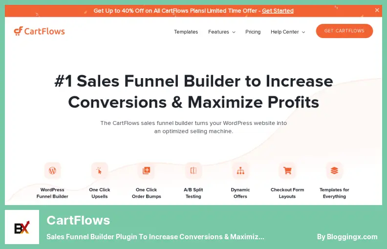 CartFlows Plugin - Sales Funnel Builder Plugin to Increase Conversions & Maximize Profits
