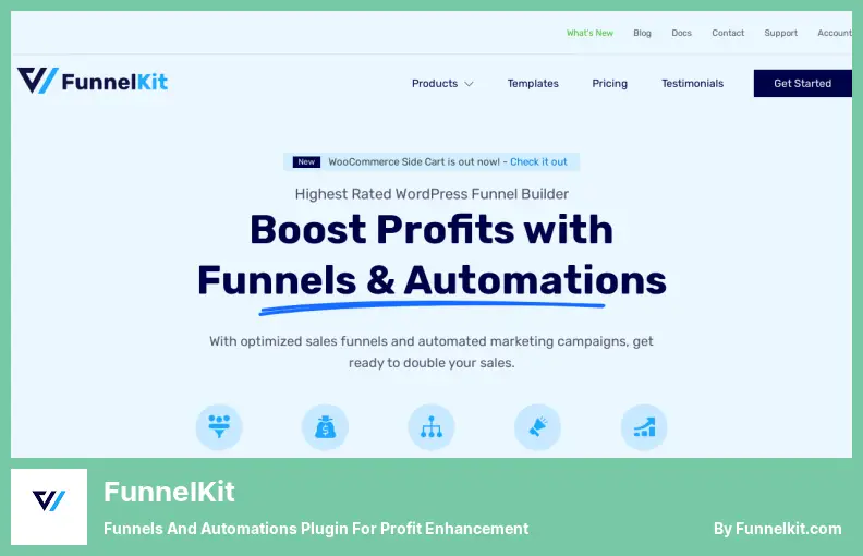 FunnelKit Plugin - Funnels and Automations Plugin for Profit Enhancement