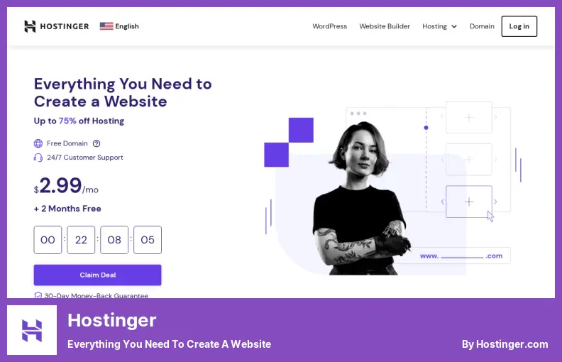 Hostinger - Everything You Need to Create a Website