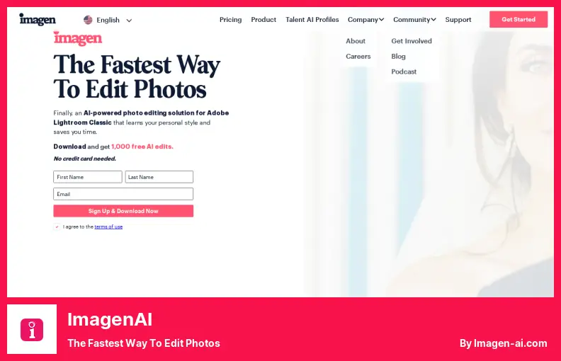 ImagenAI - The Fastest Way to Edit Photos