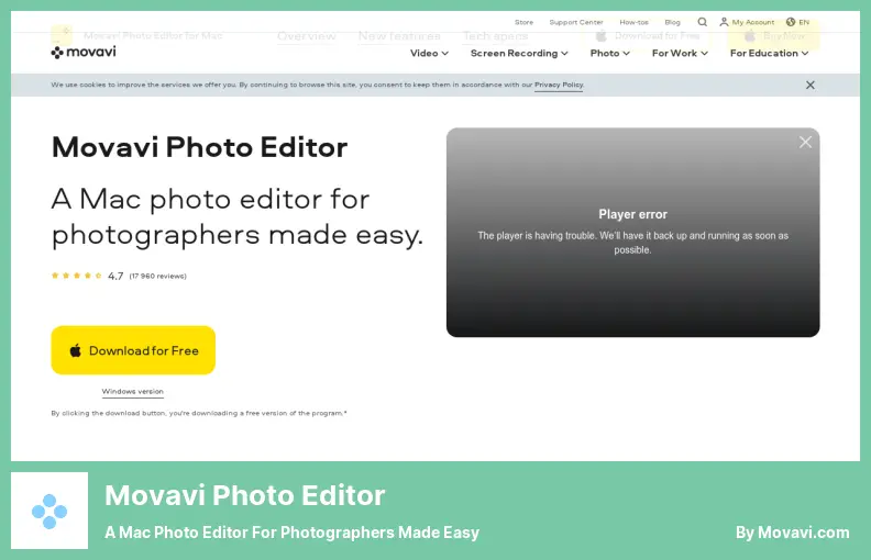 Movavi Photo Editor - a Mac Photo Editor for Photographers Made Easy