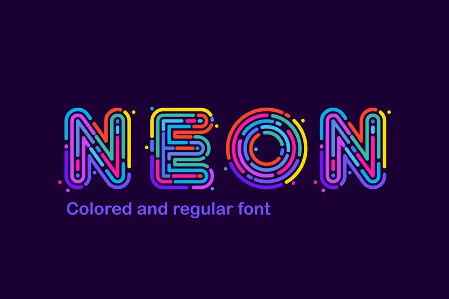 Neon color - 
