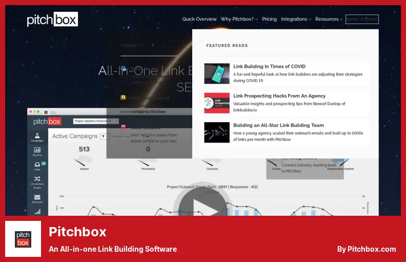 Pitchbox - an All-in-one Link Building Software