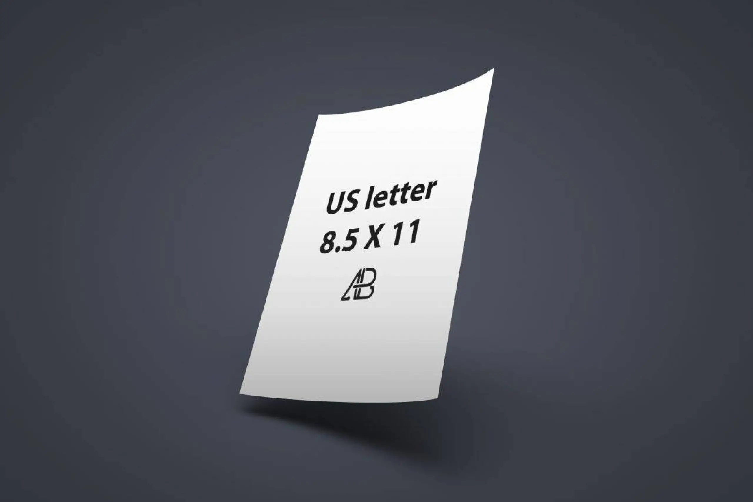 Realistic US Letter Paper Mockup Vol.1 - 