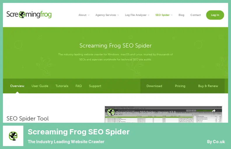 Screaming Frog SEO Spider - The Industry Leading Website Crawler