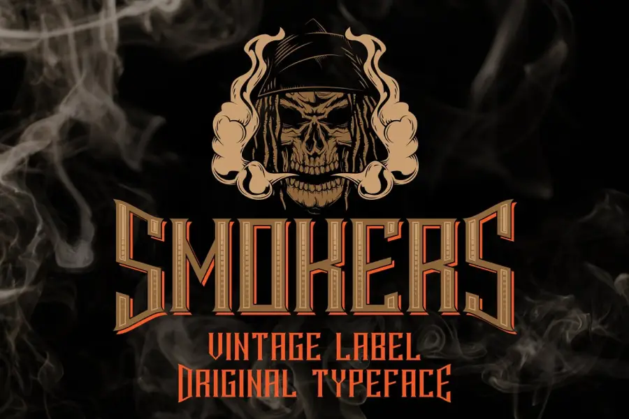 Smokers typeface - 