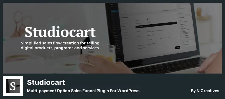 Studiocart Plugin - Multi-payment Option Sales Funnel Plugin for WordPress