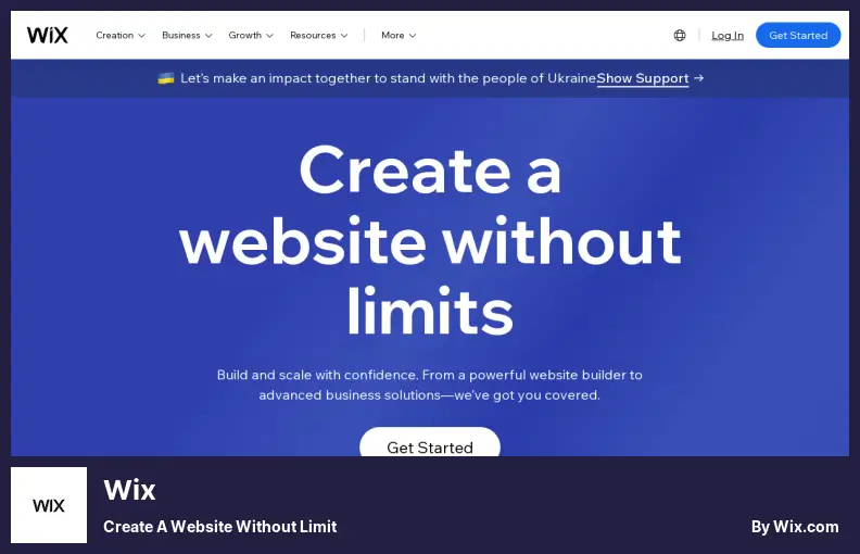 Wix - Create a Website Without Limit