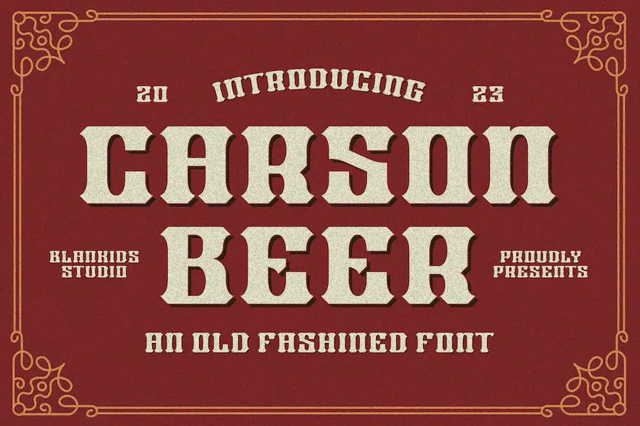 Carson Beer an Old Fashioned - 