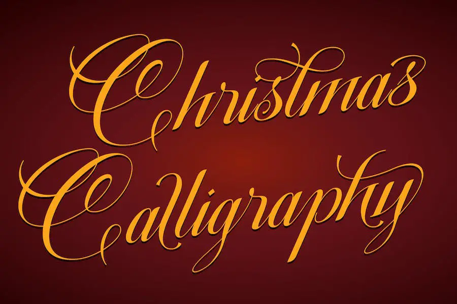 Christmas Calligraphy - 