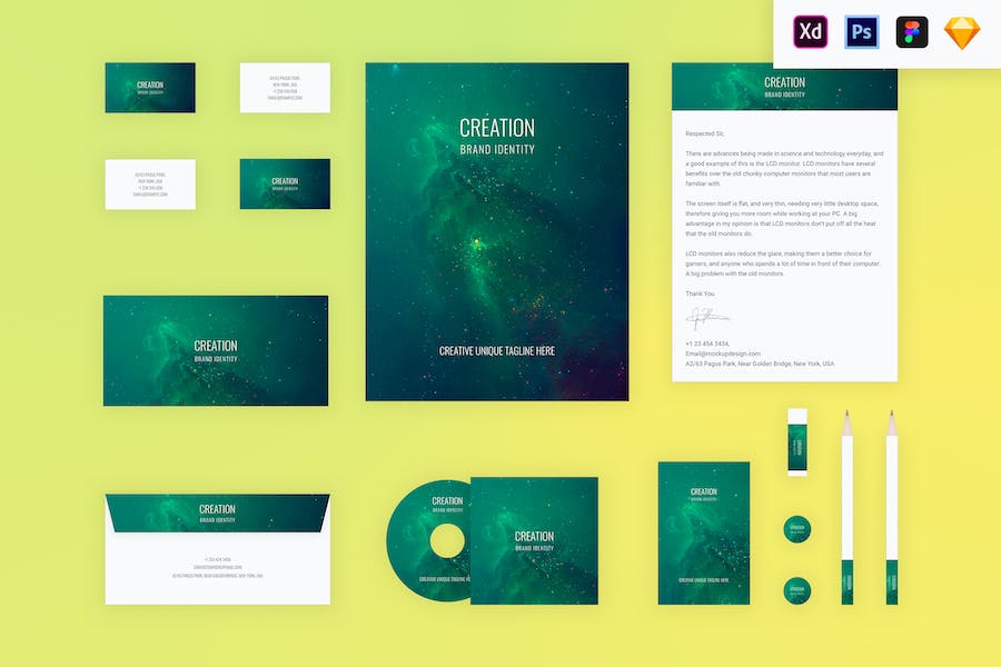 Branding Identity Mock Up - Creation - 