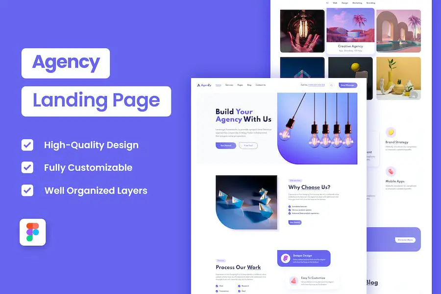 Agency Landing Page Template - 