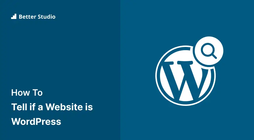 How to Tell If a Website is WordPress? (Step-by-Step) - BetterStudio
