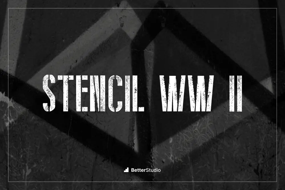 Stencil WW II - 