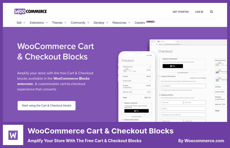 WooCommerce Blocks Plugin - An official solution with some limitations