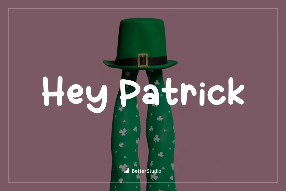 Hey Patrick - 