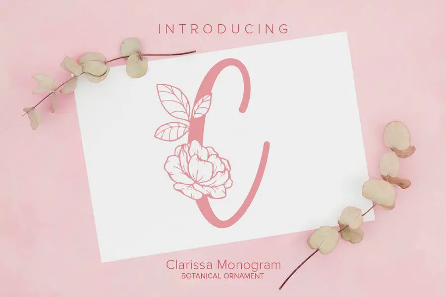 Clarissa Monogram - 