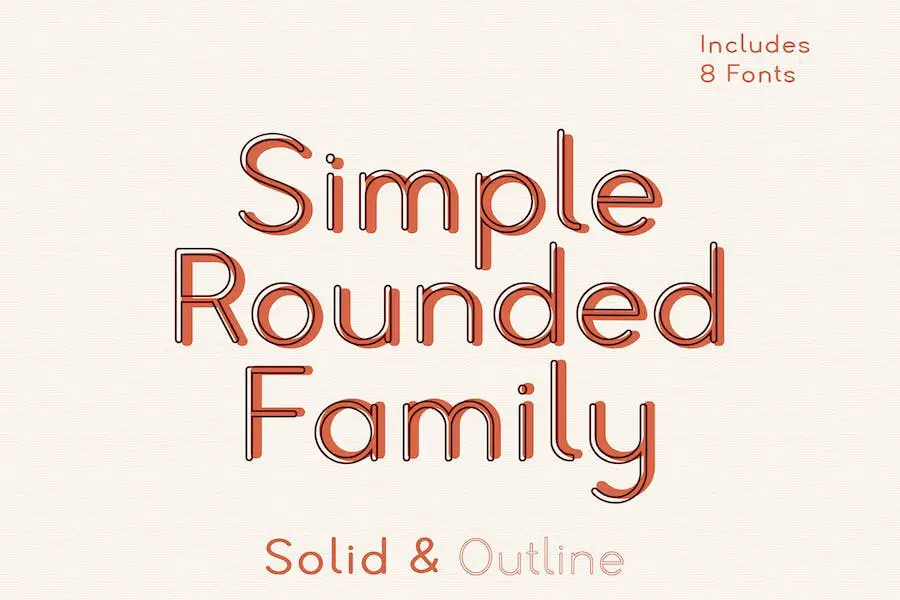Simple Rounded Family - 