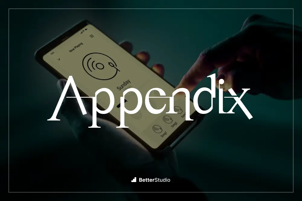 Appendix - 