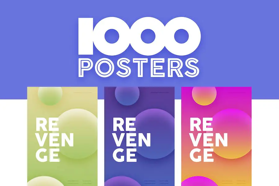 1000 Poster Templates - 