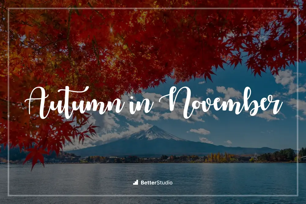 Autumn in November - 