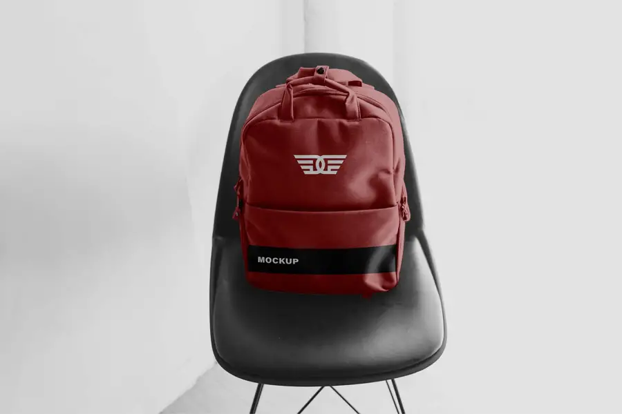 Free Backpack Mockup (PSD) - 