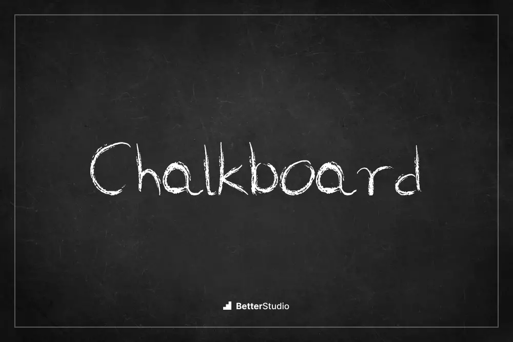 Chalkboard - 