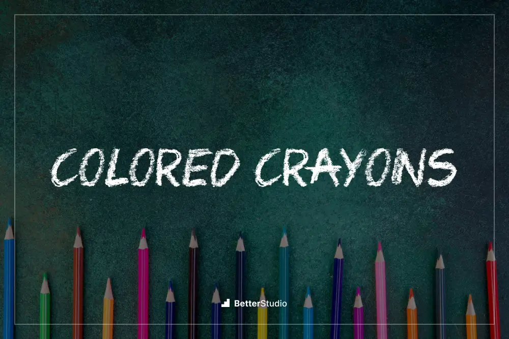 Colored Crayons - 