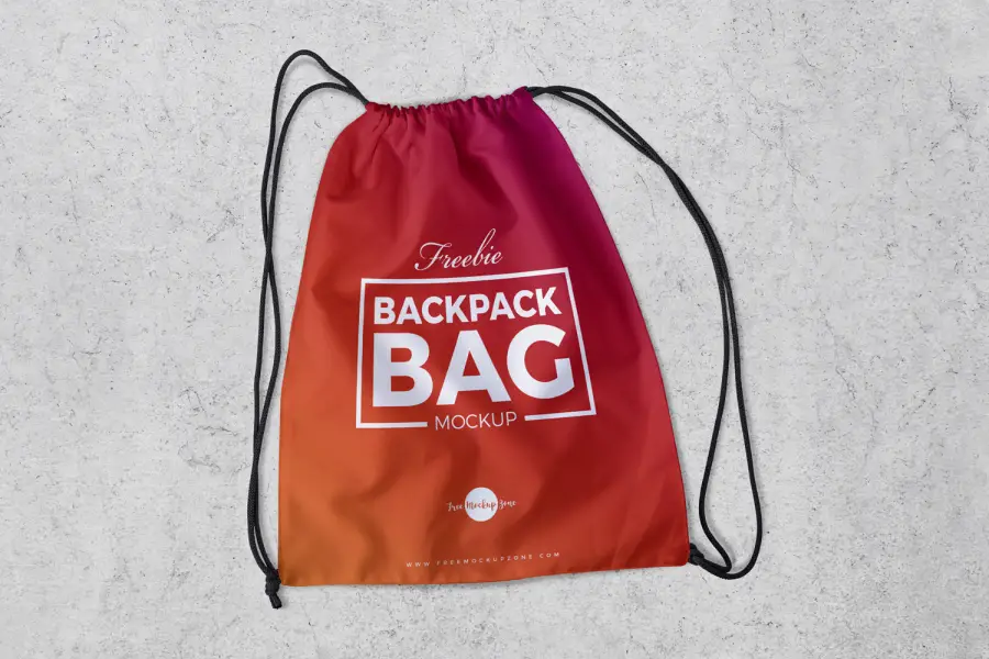 Free Backpack Bag Mockup - 
