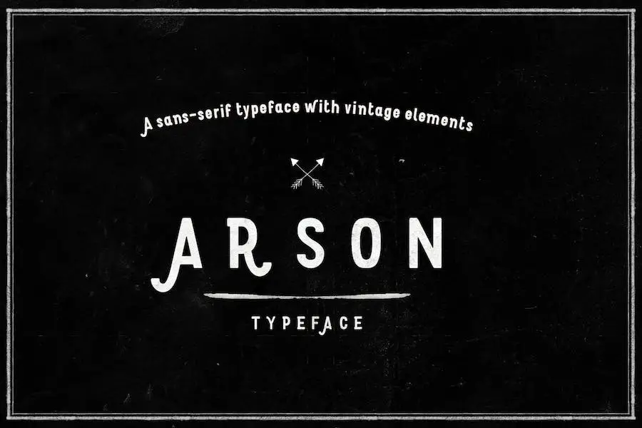 Arson Typeface - 