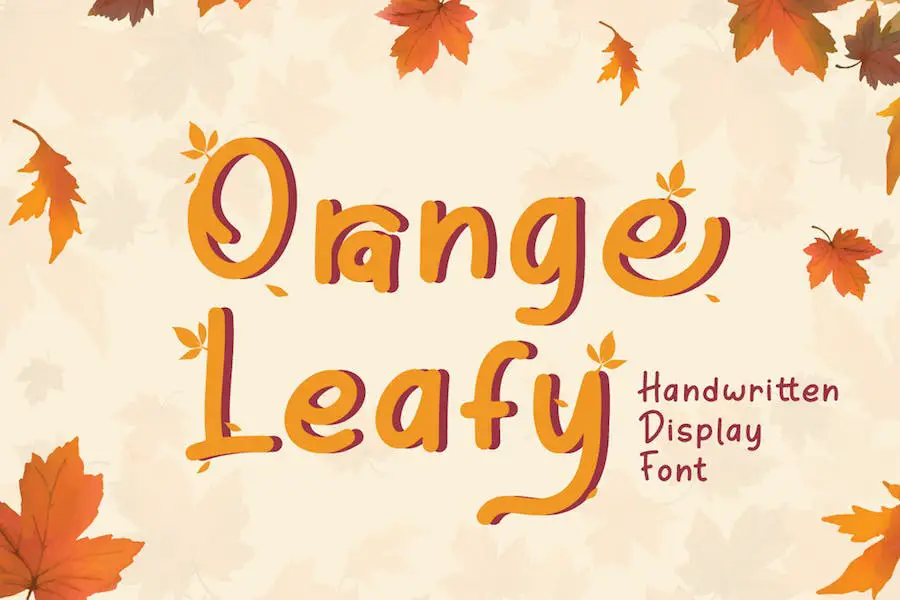 Orange Leafy - 